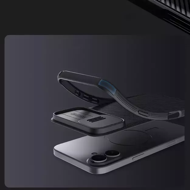 Nillkin CamShield Pro Magnetic Case for iPhone 16 - black 27