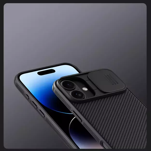Nillkin CamShield Pro Magnetic Case for iPhone 16 - black 29