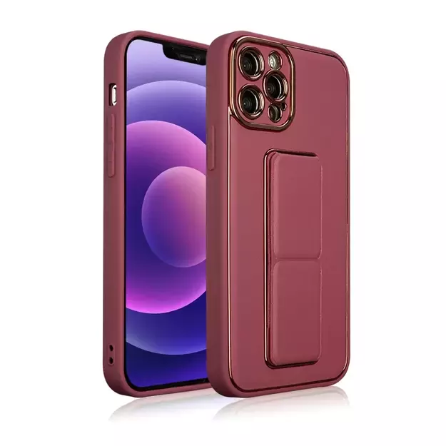 New Kickstand Case case for iPhone 13 Pro with stand red 1