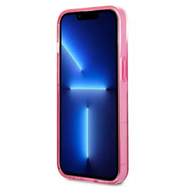 Karl Lagerfeld KLHCP13STGKCP iPhone 13 mini 5,4  hardcase różowy/pink Gradient Ikonik Karl & Choupette 4