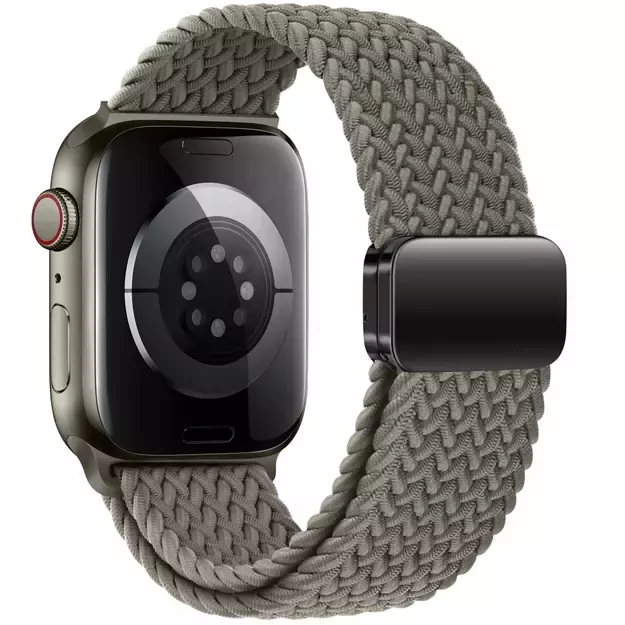 Tech-Protect Nylonmag Strap for Apple Watch 4 / 5 / 6 / 7 / 8 / 9 / SE / Ultra 1 / 2 (42 / 44 / 45 / 49 MM) - Green 5