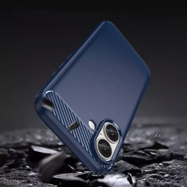 Carbon Case for iPhone 16 Plus - Blue 3