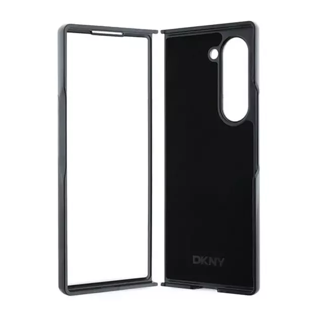DKNY Checkered Pattern Printed Stripes case for Samsung Galaxy Z Fold 6 - black 5
