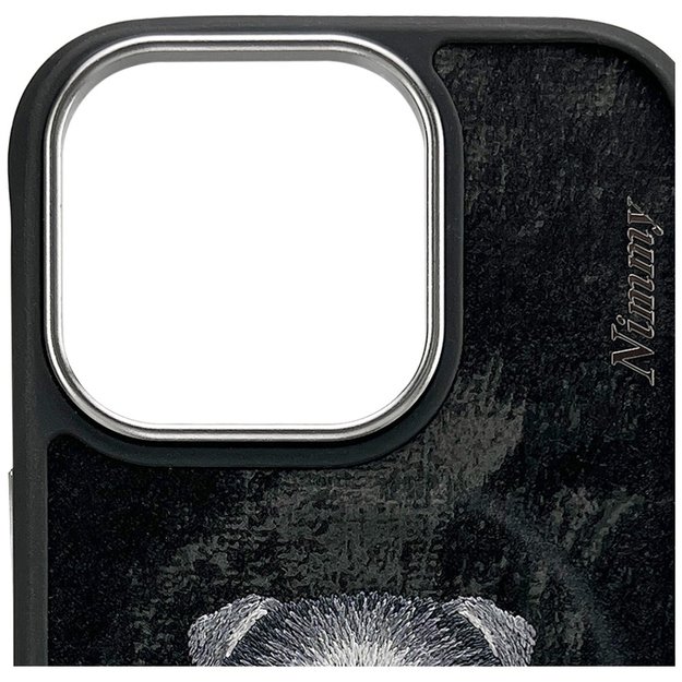 Nimmy Magnetic fashion cute pet MagSafe case for iPhone 16 Pro Max - black 2