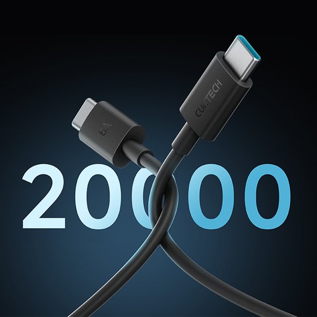 Cuktech CKCTC615NCBK USB-C 6A 240W Cable 1.5m - Black 2