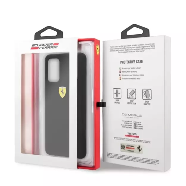 Ferrari Hardcase FESSIHCS67BK S20+ G985 black/black Silicone 11