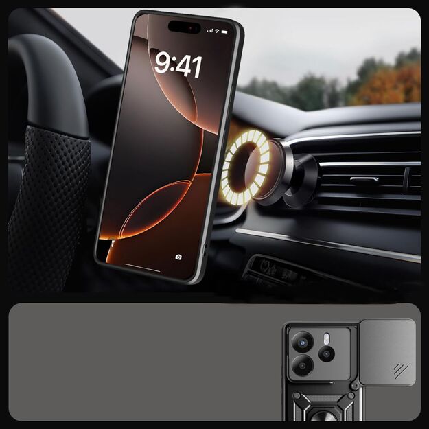 Tech-Protect CamShield Pro Case for Xiaomi Redmi Note 14 5G - Matte Black 3