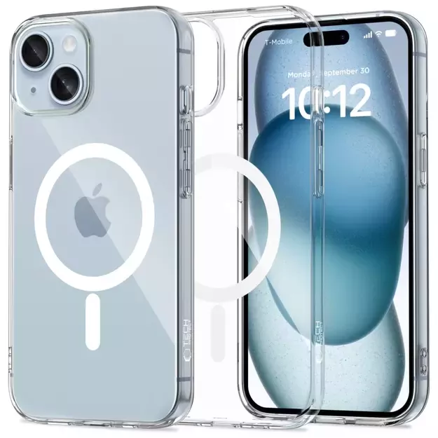 Tech-Protect FlexAir MagSafe iPhone 15 Case - Clear