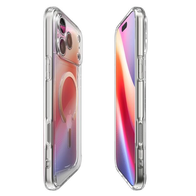 Spigen Ultra Hybrid MagSafe Case for iPhone 17 Pro - Transparent Gold 5