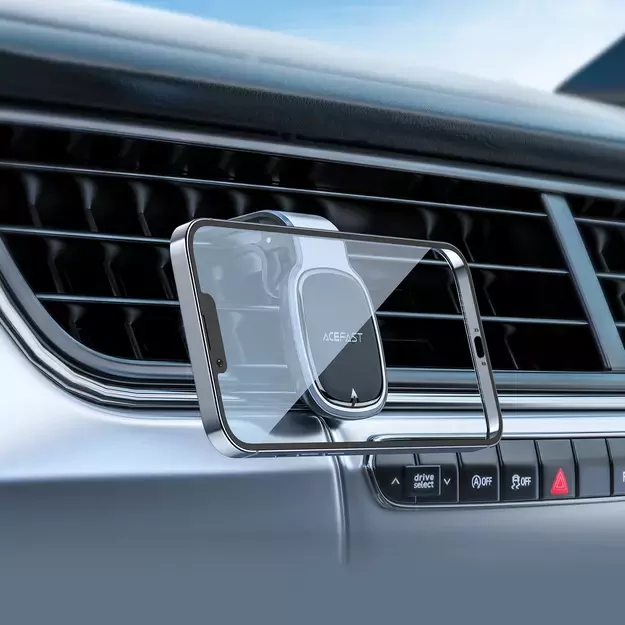Acefast D16 Magnetic Car Air Vent Mount - No MagSafe Required - Gray 15