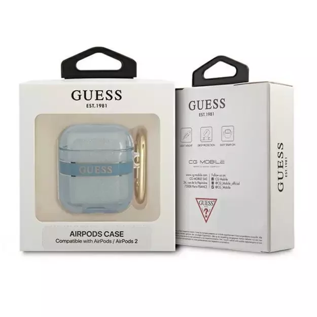 Guess GUA2HHTSB AirPods cover blue/blue Strap Collection 2