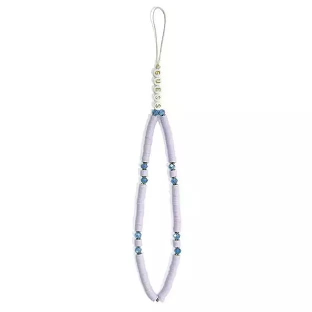 Guess pendant GUSTPEARU Phone Strap lilac/lilac Heishi Beads 1