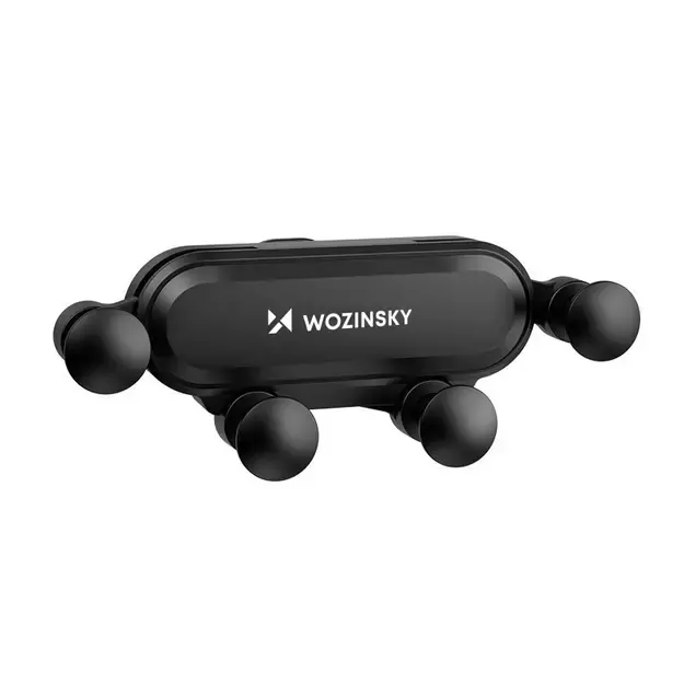Wozinsky car phone holder gravity for ventilation grille black (WCH-05) 2