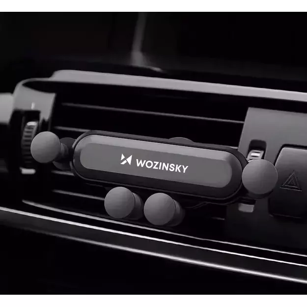 Wozinsky car phone holder gravity for ventilation grille black (WCH-05) 14