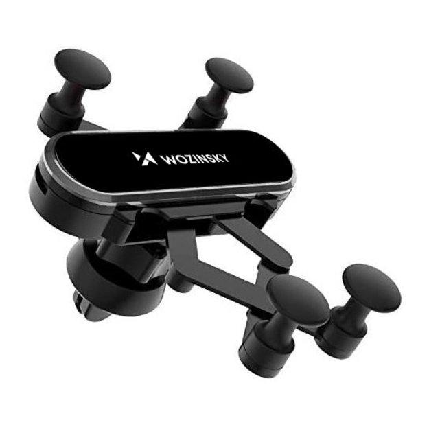 Wozinsky car phone holder gravity for ventilation grille black (WCH-05) 21