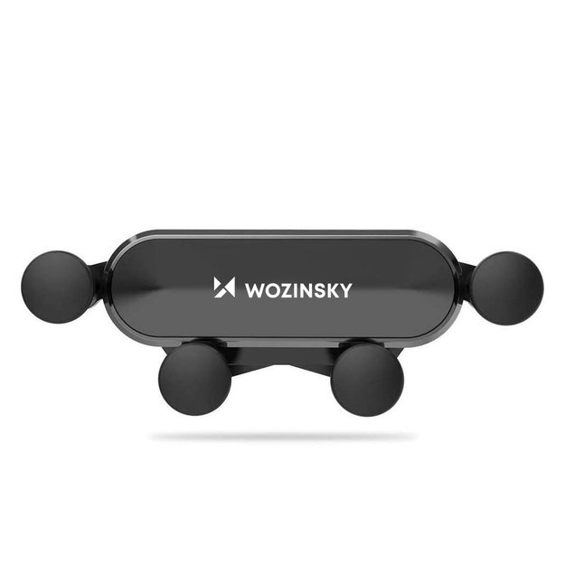 Wozinsky car phone holder gravity for ventilation grille black (WCH-05) 23