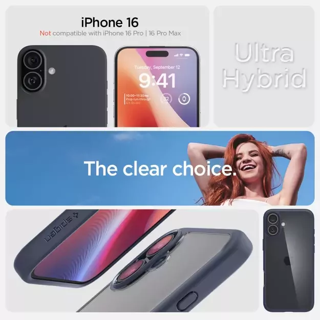 Spigen Ultra Hybrid MagSafe for iPhone 16 - Blue 4