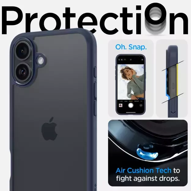 Spigen Ultra Hybrid MagSafe for iPhone 16 - Blue 7