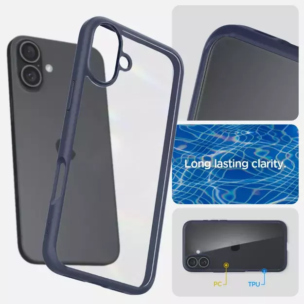 Spigen Ultra Hybrid MagSafe for iPhone 16 - Blue 6