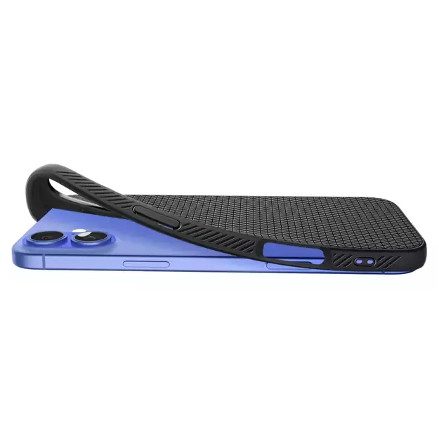 Spigen Liquid Air iPhone 16 Case - Black 7