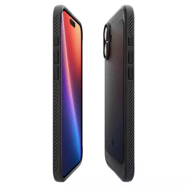 Spigen Rugged Armor MagSafe Case for iPhone 16 Plus - Black 5