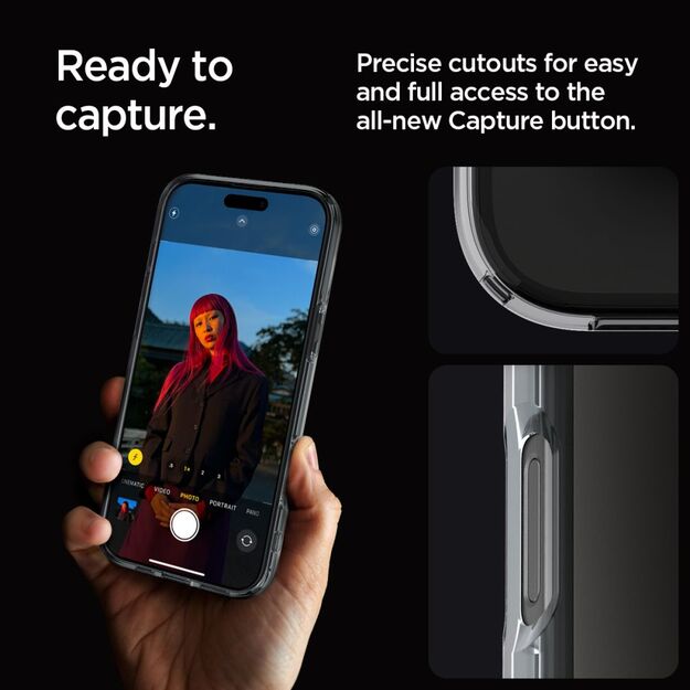 Spigen Ultra Hybrid Case for iPhone 16 Pro Max - Clear 9