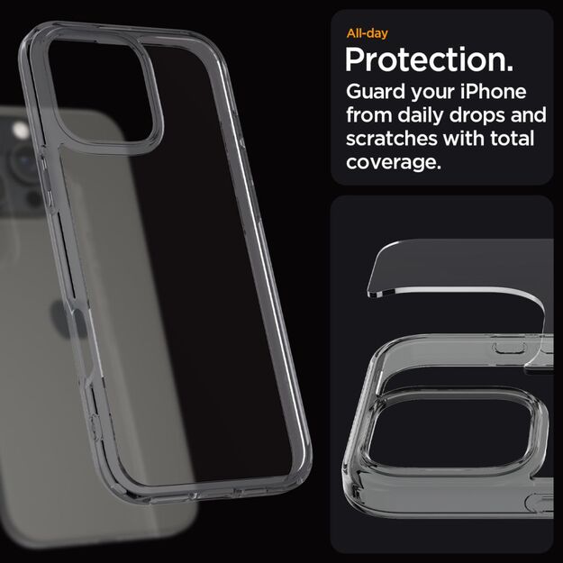 Spigen Ultra Hybrid Case for iPhone 16 Pro Max - Clear 10