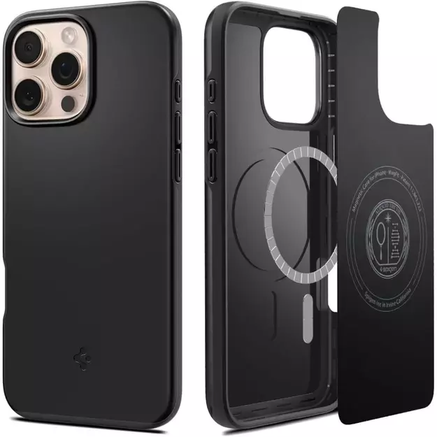 Spigen Thin Fit MagSafe Case for iPhone 16 Pro Max - Black