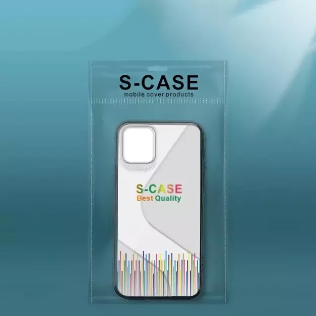 S-Case Flexible Cover TPU Case for Huawei P40 Lite E black 18