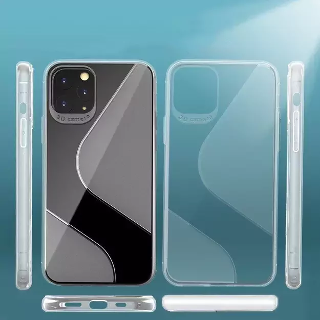 S-Case Flexible Cover TPU Case for Huawei P40 Lite E black 26