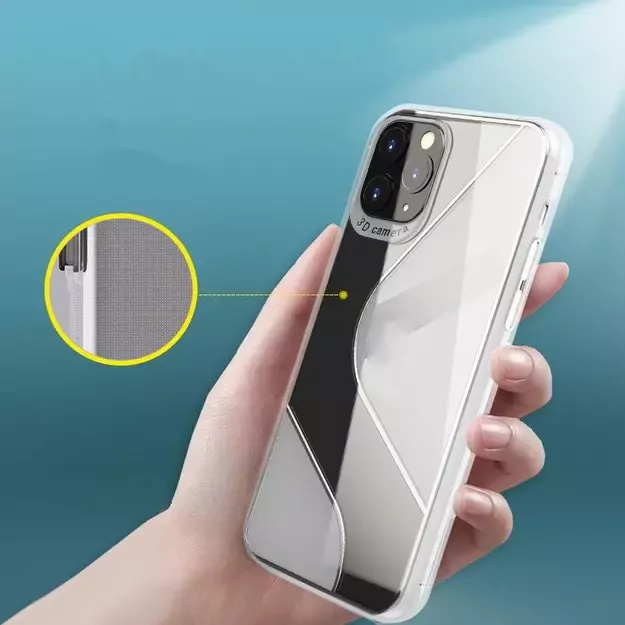 S-Case Flexible Cover TPU Case for Huawei P40 Lite E black 16