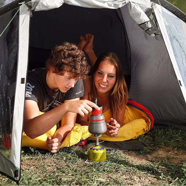 Gas cartridge cartridge with valve and thread for tourist stove PB 100g 1
