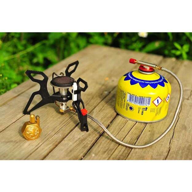 Gas cartridge cartridge with valve and thread for tourist stove PB 100g 2