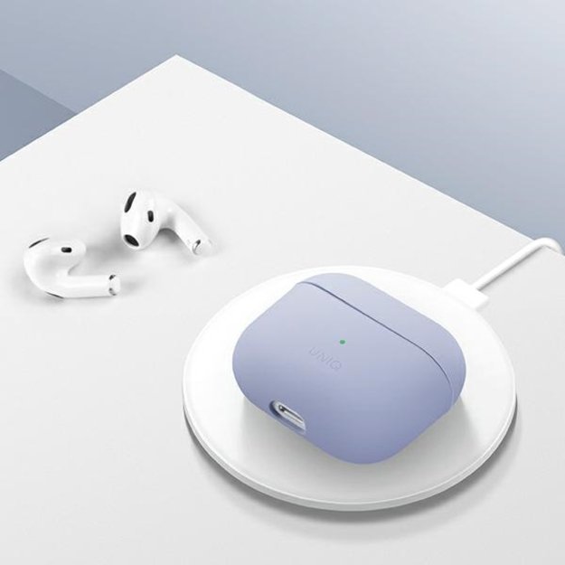 Uniq Lino Silicone case for AirPods 3 - pink 5