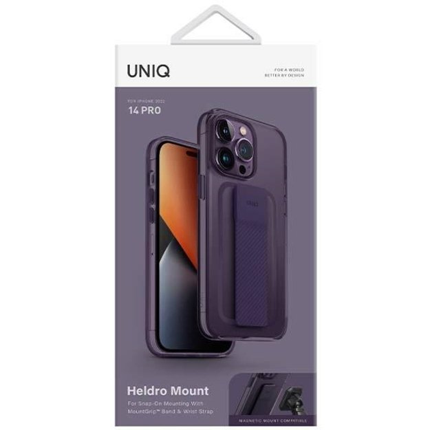 Uniq Heldro Mount case for iPhone 14 Pro - purple 2