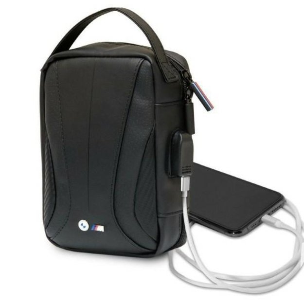 BMW Bag BMHBSPCTFK Organizer black/black Carbon&amp Perforated
