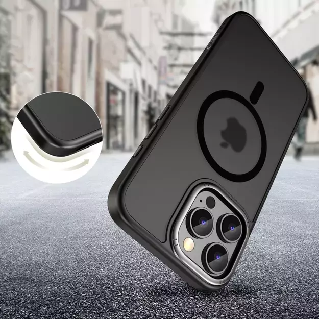 Tech-Protect MagEdge MagSafe iPhone 16 Pro Max Case - Semi-Transparent 5