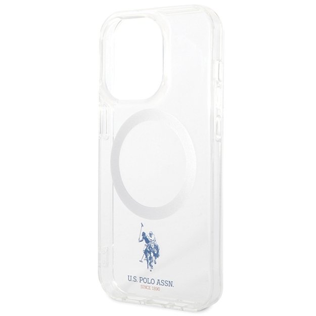 US Polo USHMP15LUCIT iPhone 15 Pro 6.1  transparent MagSafe Collection 5