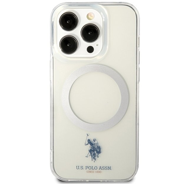 US Polo USHMP15LUCIT iPhone 15 Pro 6.1  transparent MagSafe Collection 2