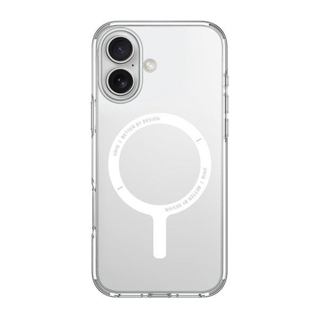 Uniq Clario iPhone 16 6.1&quot  Magclick Charging case transparent/lucent clear 2