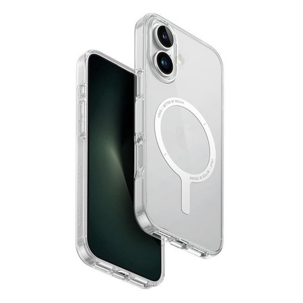 Uniq Clario iPhone 16 6.1&quot  Magclick Charging case transparent/lucent clear