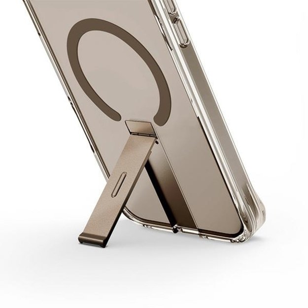 Uniq case Eleva with Vertica Stand iPhone 16 Pro Max 6.9&quot  gold/taupe gold 3