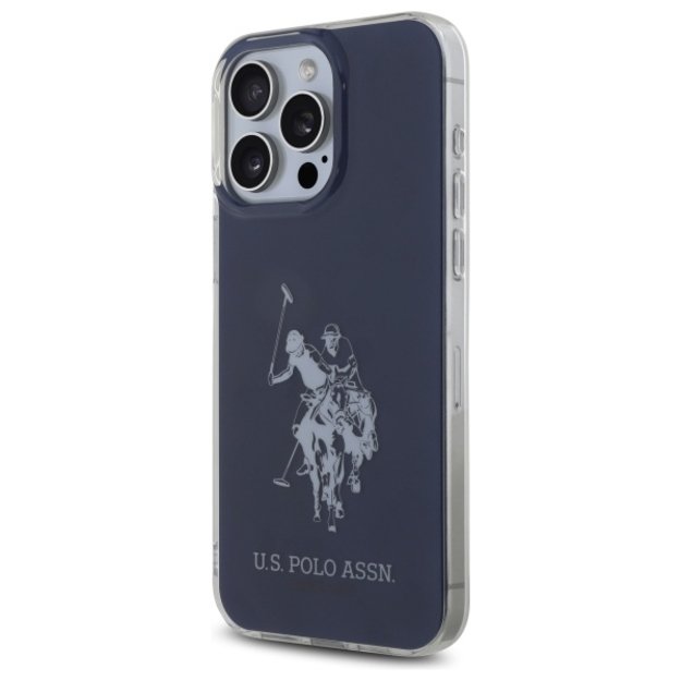 US Polo USHCP15XTPUHRBV iPhone 15 Pro Max 6.7&quot  blue/blue Shiny Big Logo 1