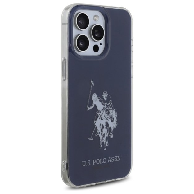 US Polo USHCP15XTPUHRBV iPhone 15 Pro Max 6.7&quot  blue/blue Shiny Big Logo 3