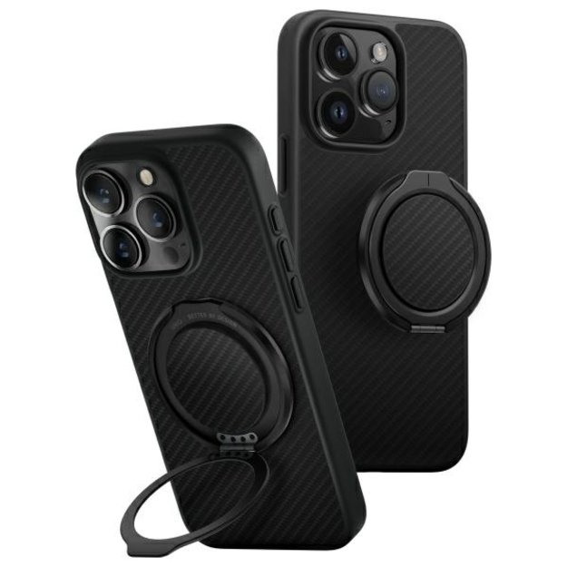 Uniq Keva Air iPhone 16 Pro Max 6.9&quot  Magclick Charging case black/carbon black