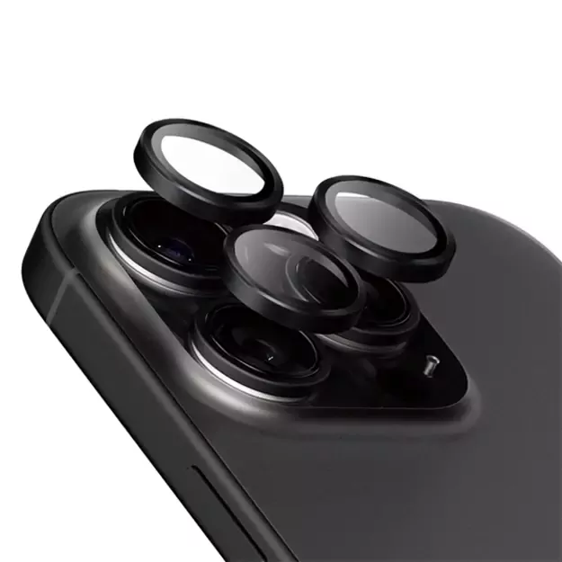 PanzerGlass Hoops Ceramic Lens Protector iPhone 16 Pro 6.3&quot  / 16 Pro Max 6.9&quot  1282 1