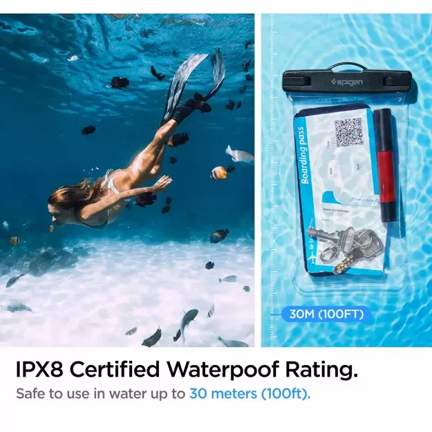 Spigen Aqua Shield A601 Case Waterproof IPX8 - Transparent 9