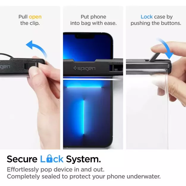 Spigen Aqua Shield A601 Case Waterproof IPX8 - Transparent 12