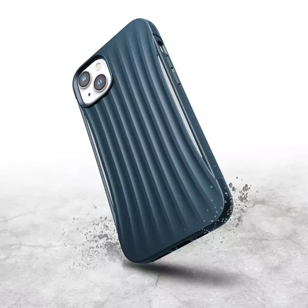 Raptic X-Doria Clutch Case iPhone 14 back cover blue 9