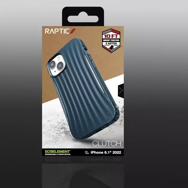Raptic X-Doria Clutch Case iPhone 14 back cover blue 10